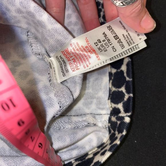 Topshop Belted Buckle Mini Skirt In Animal Print Black Cream, Size 8, MSRP $60 - Picture 7 of 11